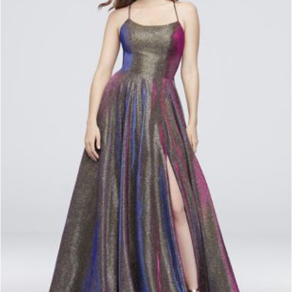 David’s Bridal Color Changing Formal Dress With Pockets